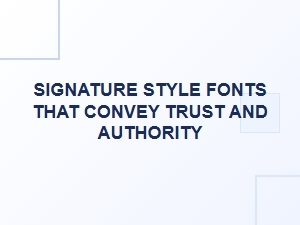 Crafting a Signature Font for Brand Authority